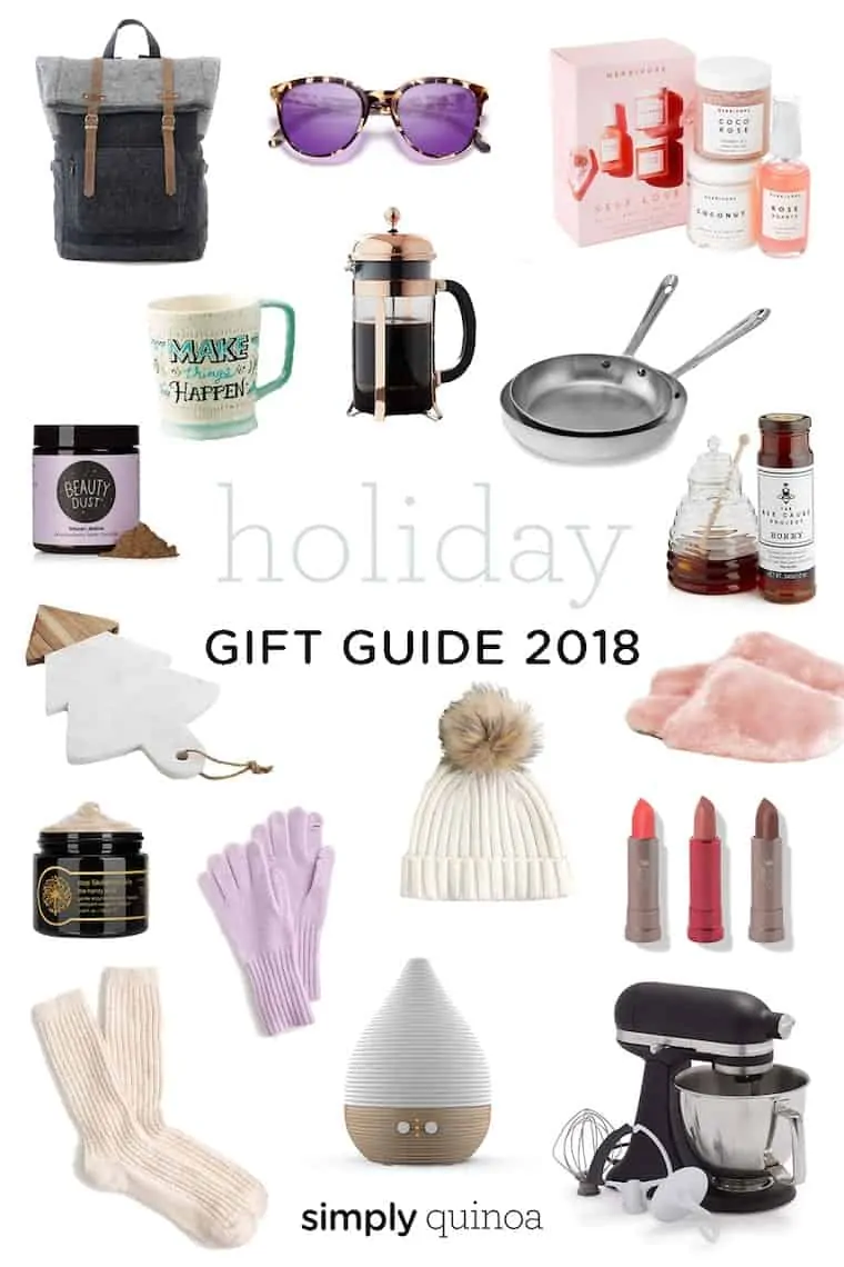Holiday Gift Guides 2018 Simply Quinoa