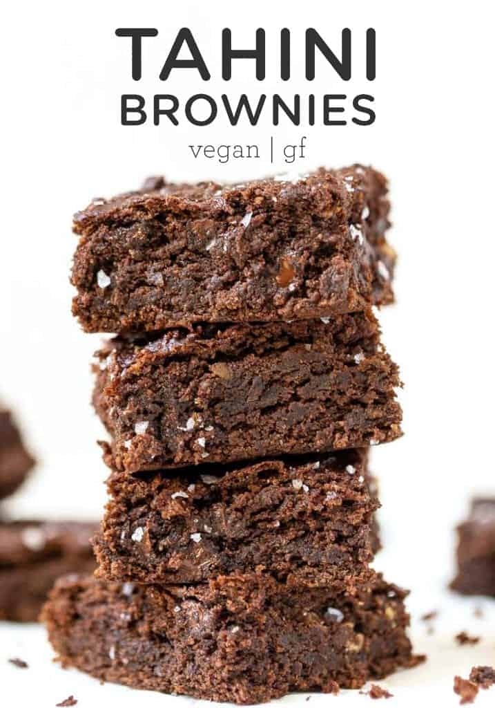 Vegan Tahini Brownies