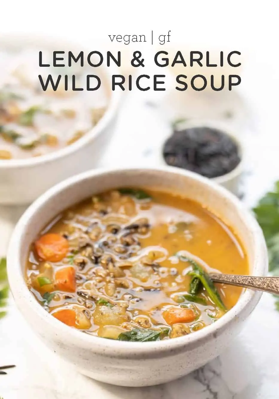 Easy Wild Rice Soup with Garlic