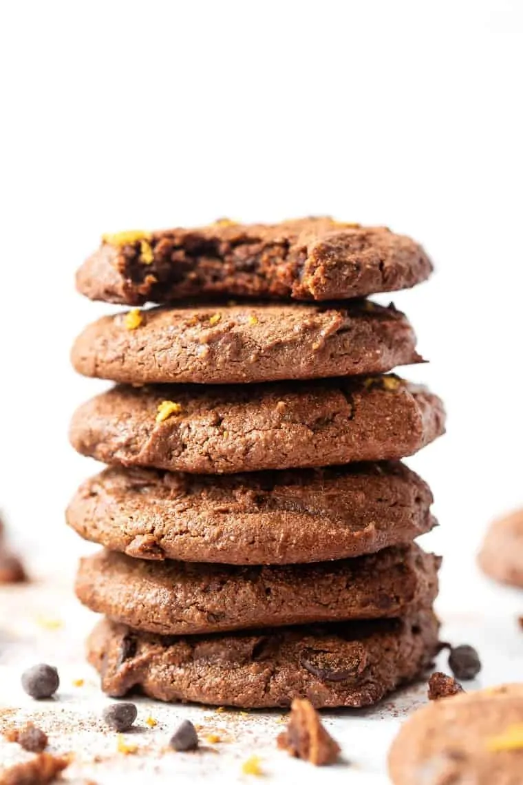 Chewy Chocolate Orange Cookies