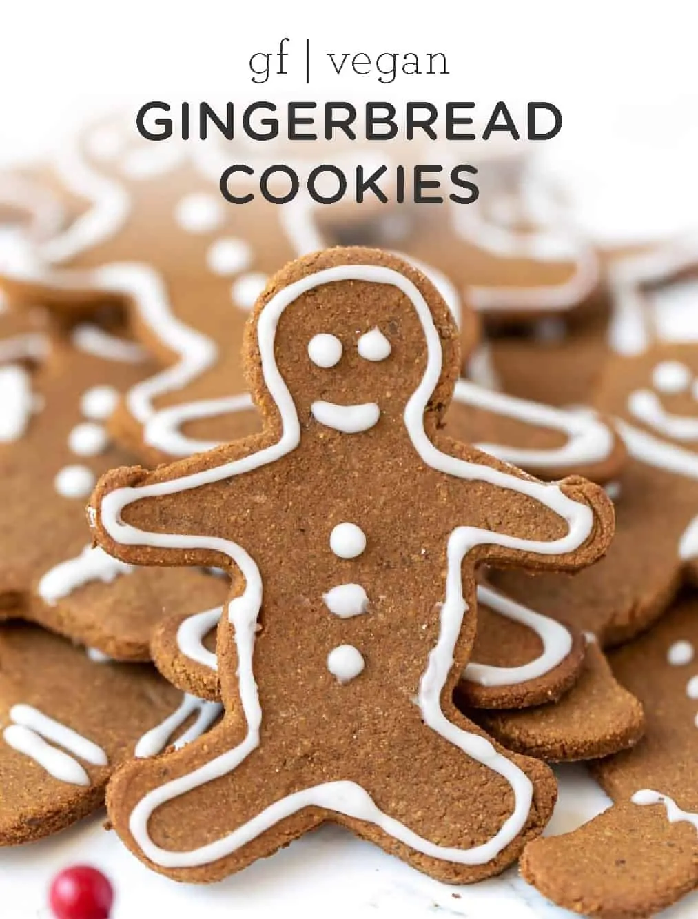 Gluten-Free and Vegan Gingerbread Cookies