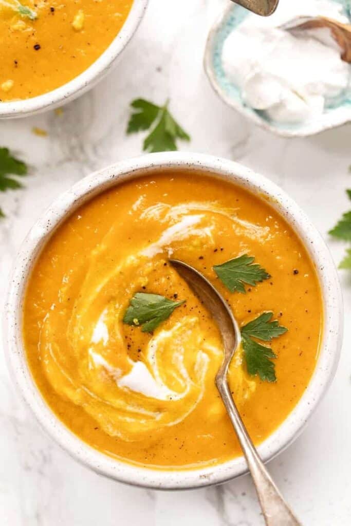 Anti-Inflammatory Carrot Soup with Ginger and Turmeric