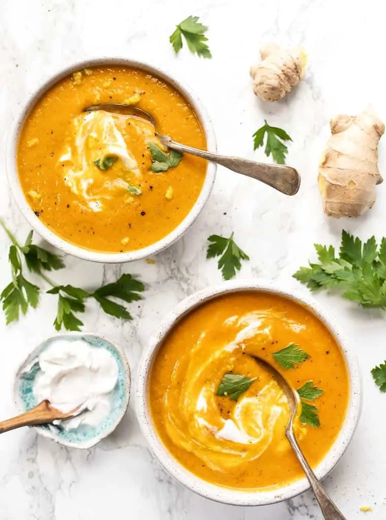 Carrot Ginger Soup - Yummy Mummy Kitchen