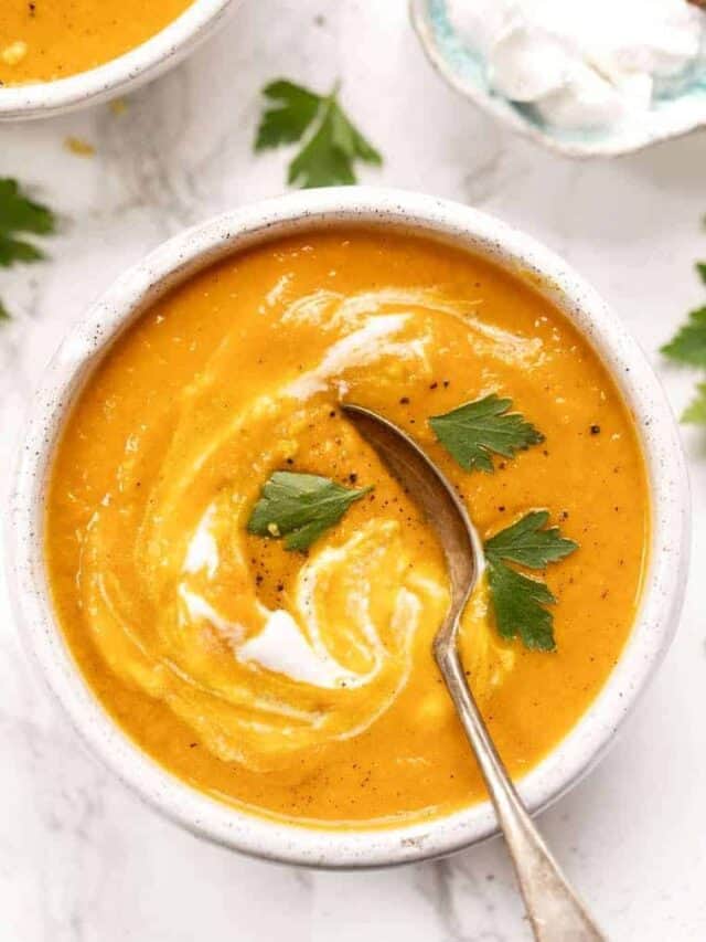 Creamy Turmeric Carrot Soup Recipe | Simply Quinoa