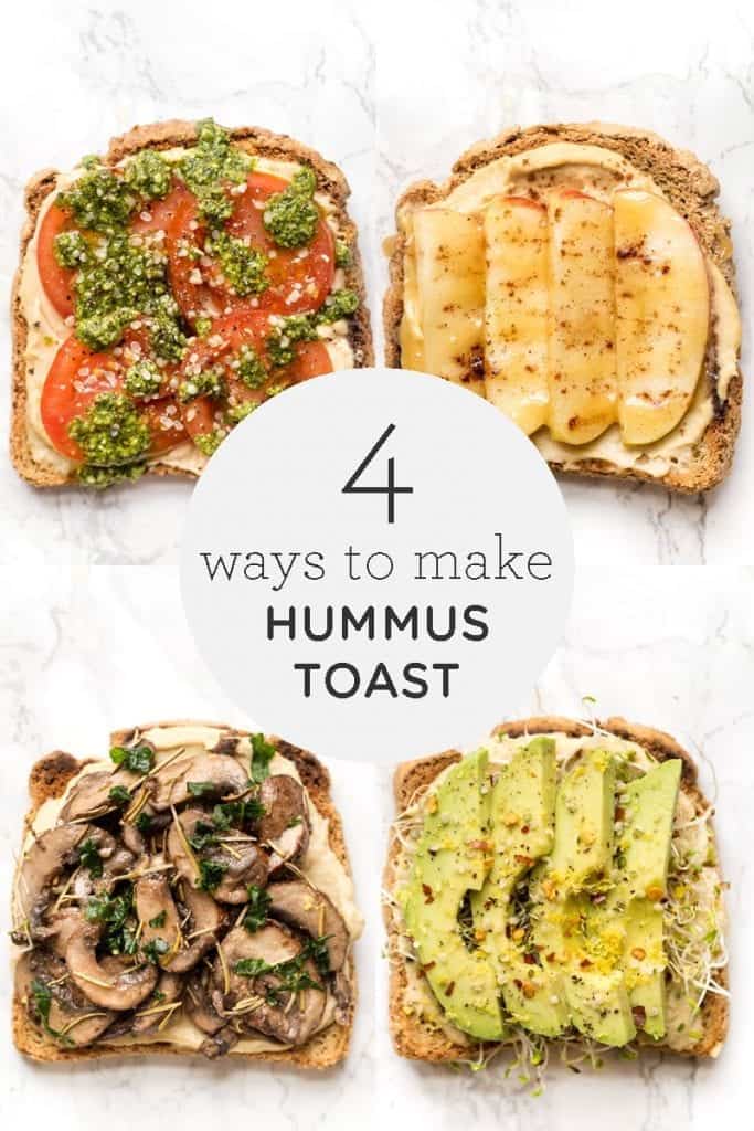 4 Ways To Make Hummus Toast