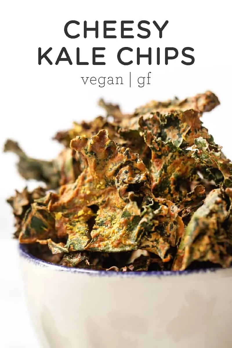 Baked Kale Chips with Nutritional Yeast