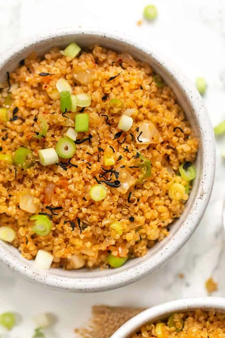 Crock-Pot® Pressure Cooker Fried Quinoa with Tofu - Simply Quinoa