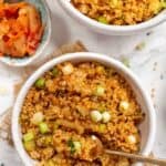 10 Minute Quinoa with Kimchi