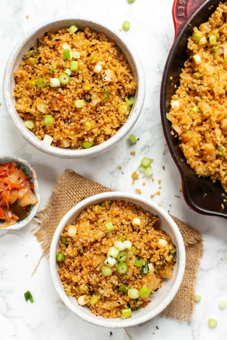 Kimchi Fried Quinoa Recipe