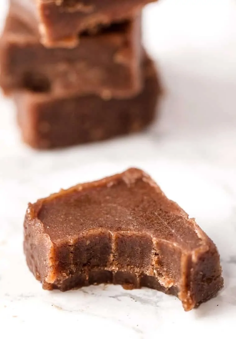 Freezer Fudge with Homemade Nutella