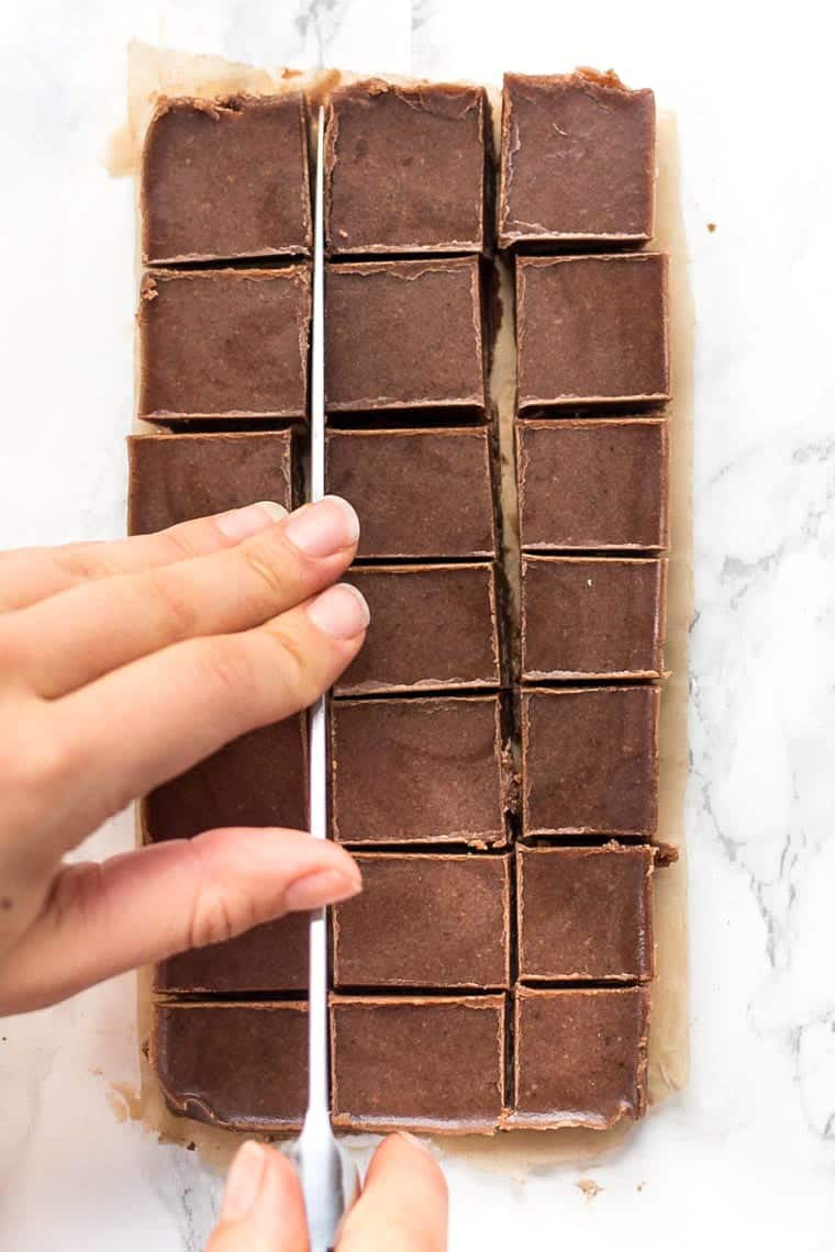 How To Make Nutella Freezer Fudge Using 3 Ingredients Simply Quinoa