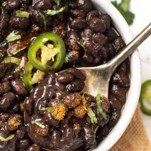 Instant Pot Black Beans {Saucy & Spicy!} Simply Quinoa