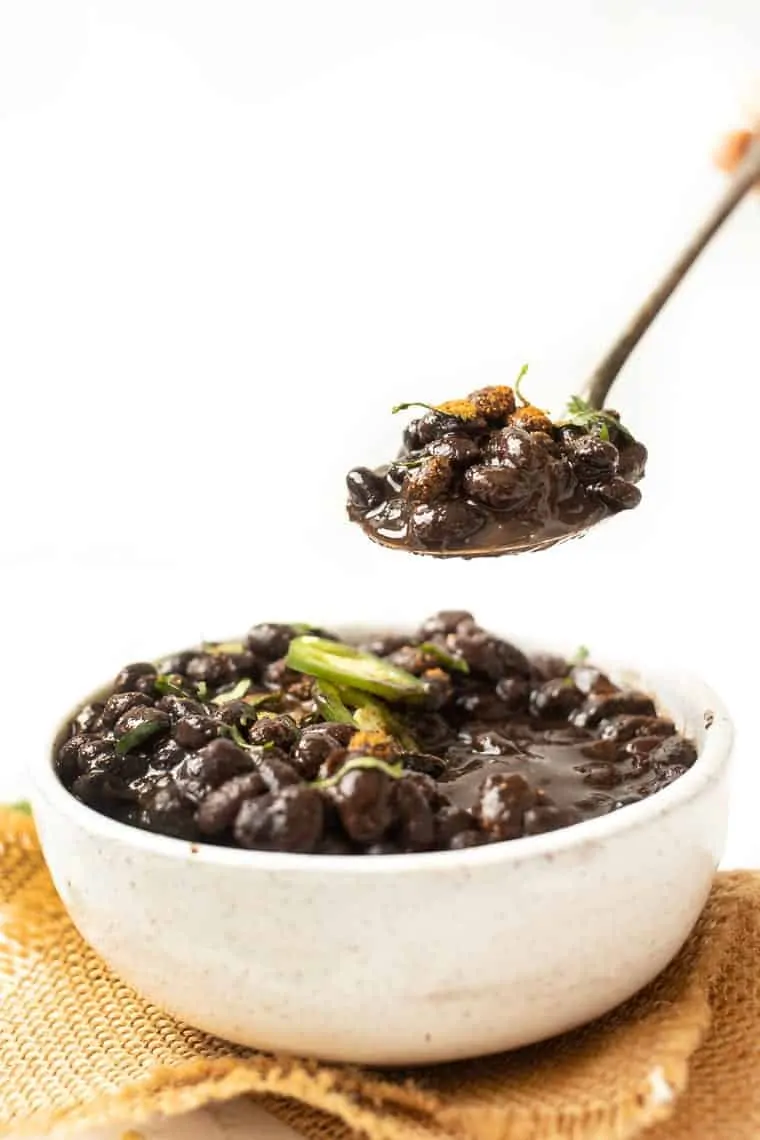 Spicy black beans online instant pot