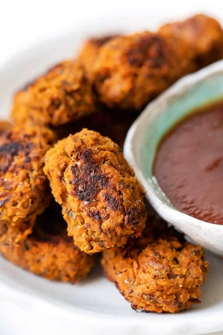 Vegan Baked Sweet Potato Tots