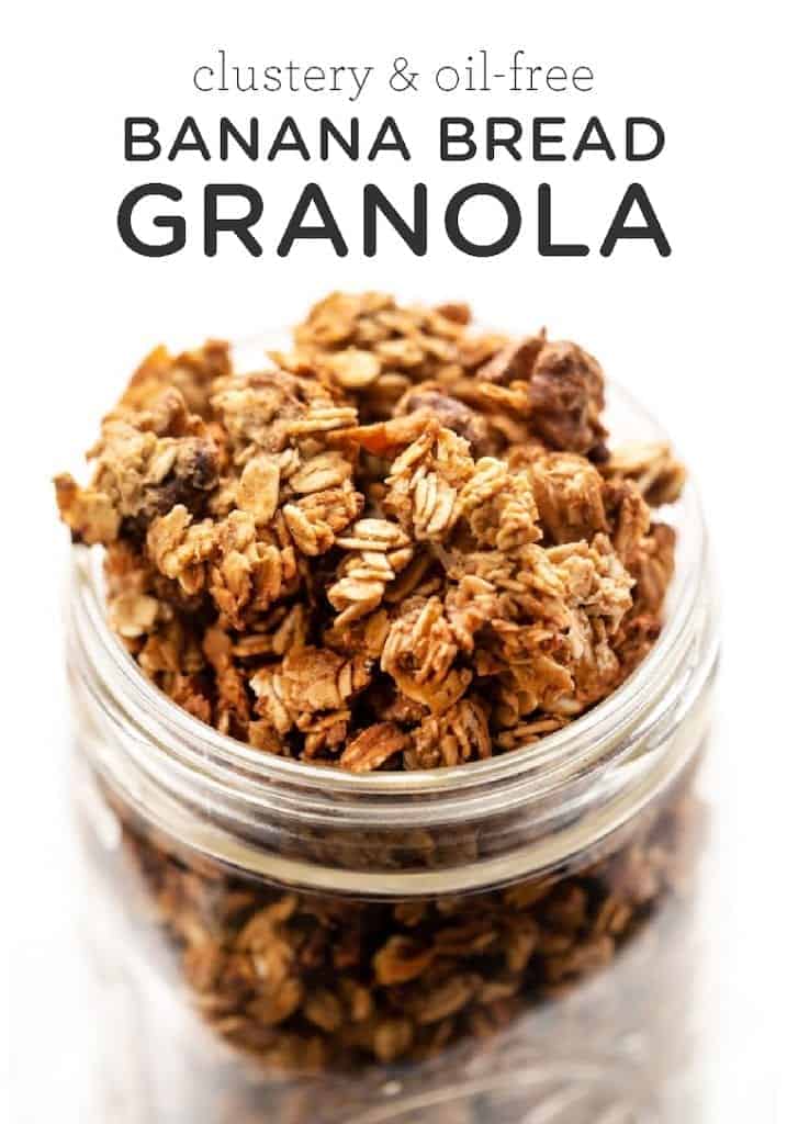Clustery & OilFree Banana Bread Granola Simply Quinoa