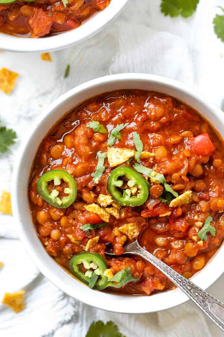 The Best Lentil Chili Recipe