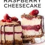 Mini No-Bake Raspberry Cheesecake