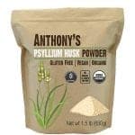 Anthony's Organic Psyllium Husk Powder