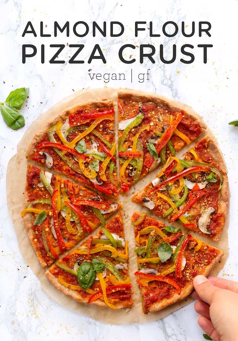 The Best Vegan Almond Flour Pizza Crust Simply Quinoa