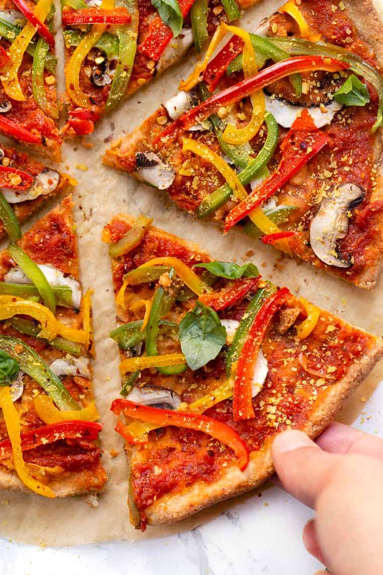 Vegan Almond Flour Pizza Recipe