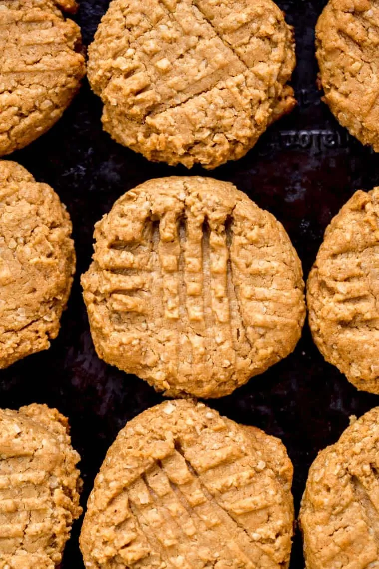 Freshly Baked Peanut Butter Cookies