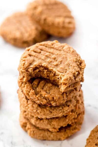 Easy Peanut Butter Cookies with Honey