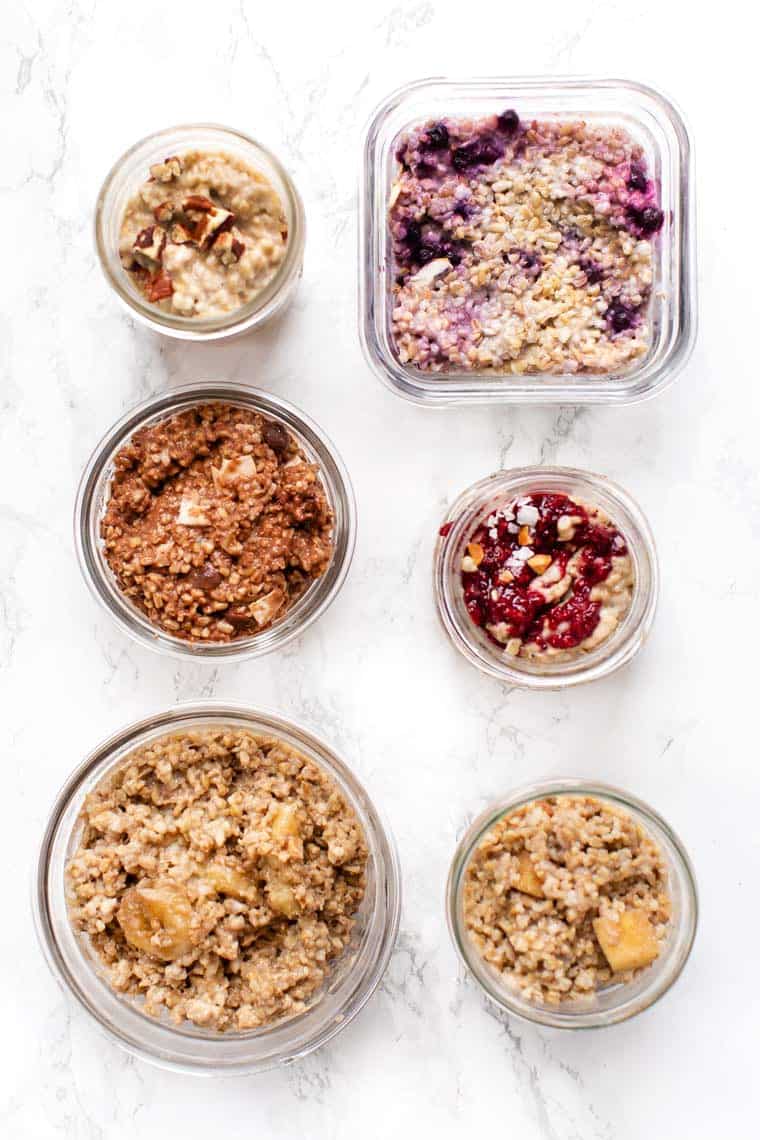 Learn how to make the creamiest steel-cut oats in the Instant Pot. This easy method works every time. Plus, get 6 flavor variations! 6 Ways to Cook Steel Cut Oats