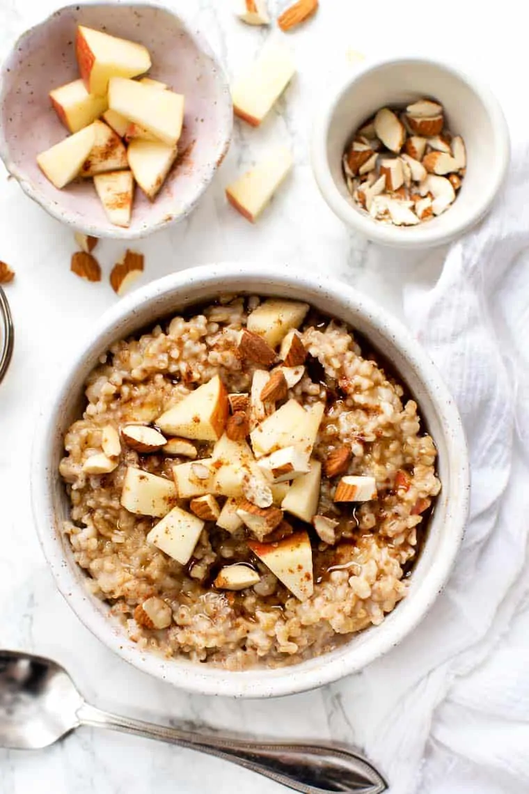 Apple Cinnamon Steel Cut Oats