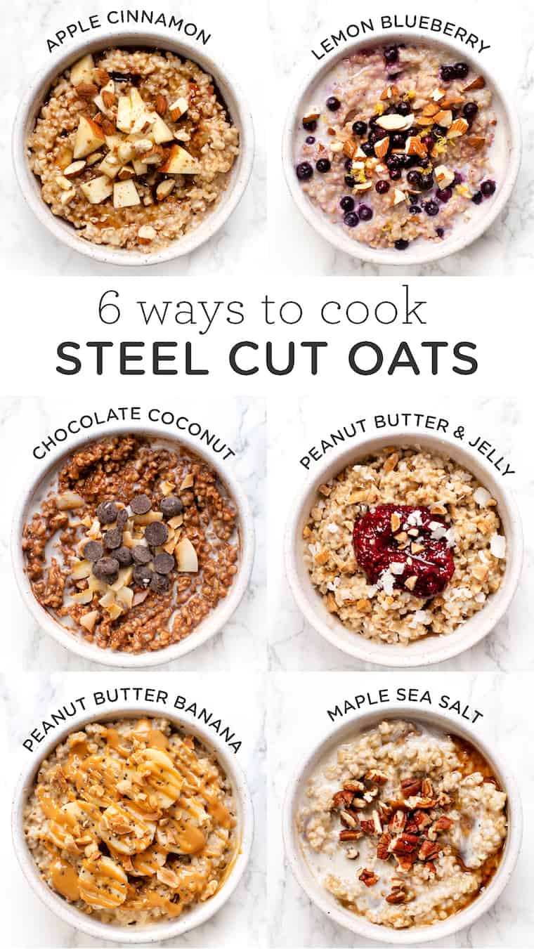Learn how to make the creamiest steel-cut oats in the Instant Pot. This easy method works every time. Plus, get 6 flavor variations! Ways to Cook Oatmeal