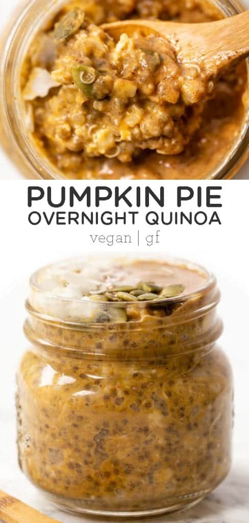 pumpkin pie overnight quinoa