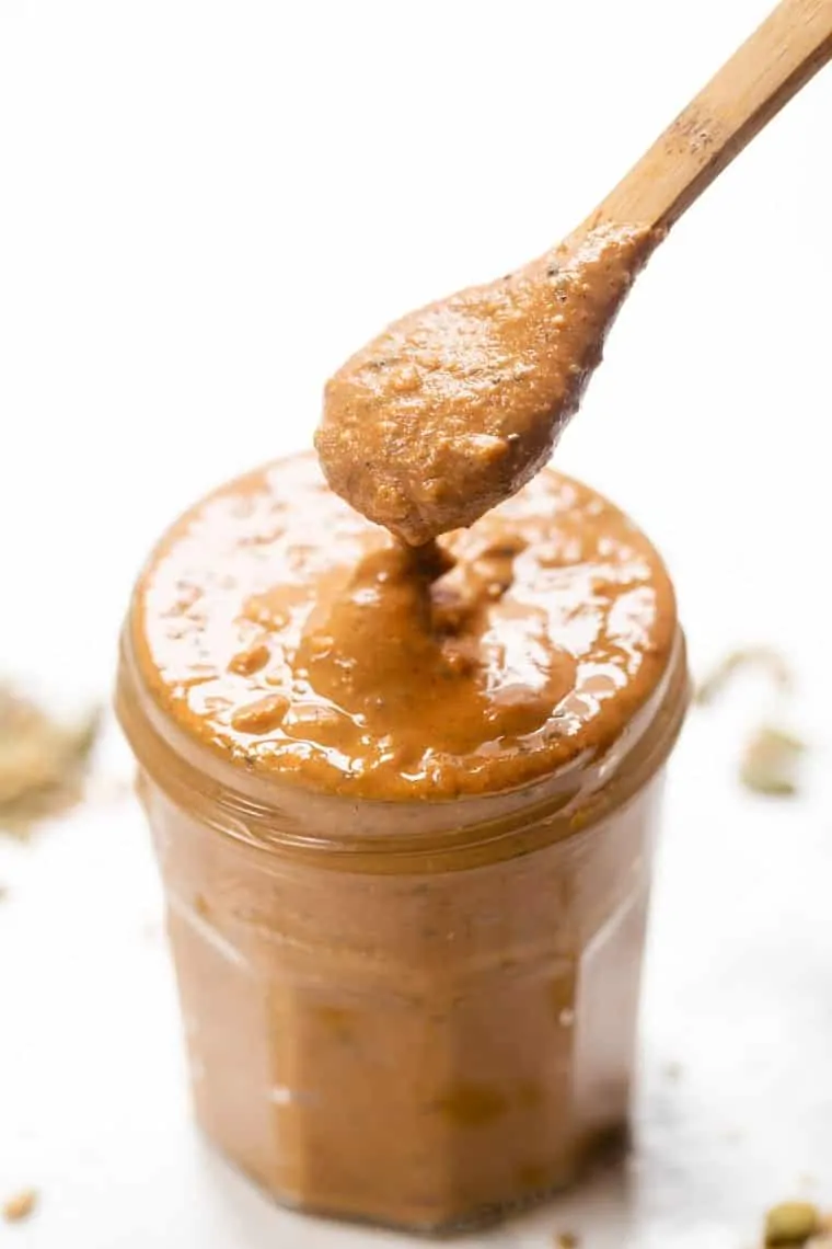 Homemade Peanut Butter with Seeds