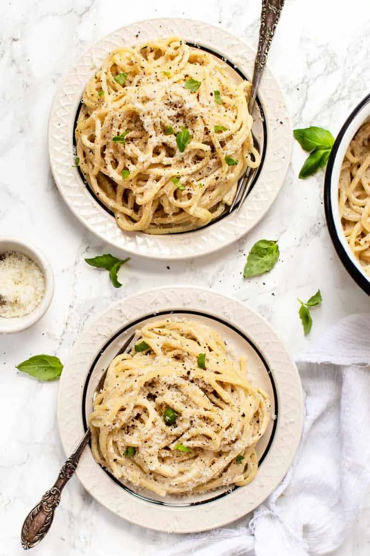 Healthy Cacio e Pepe Pasta Recipe