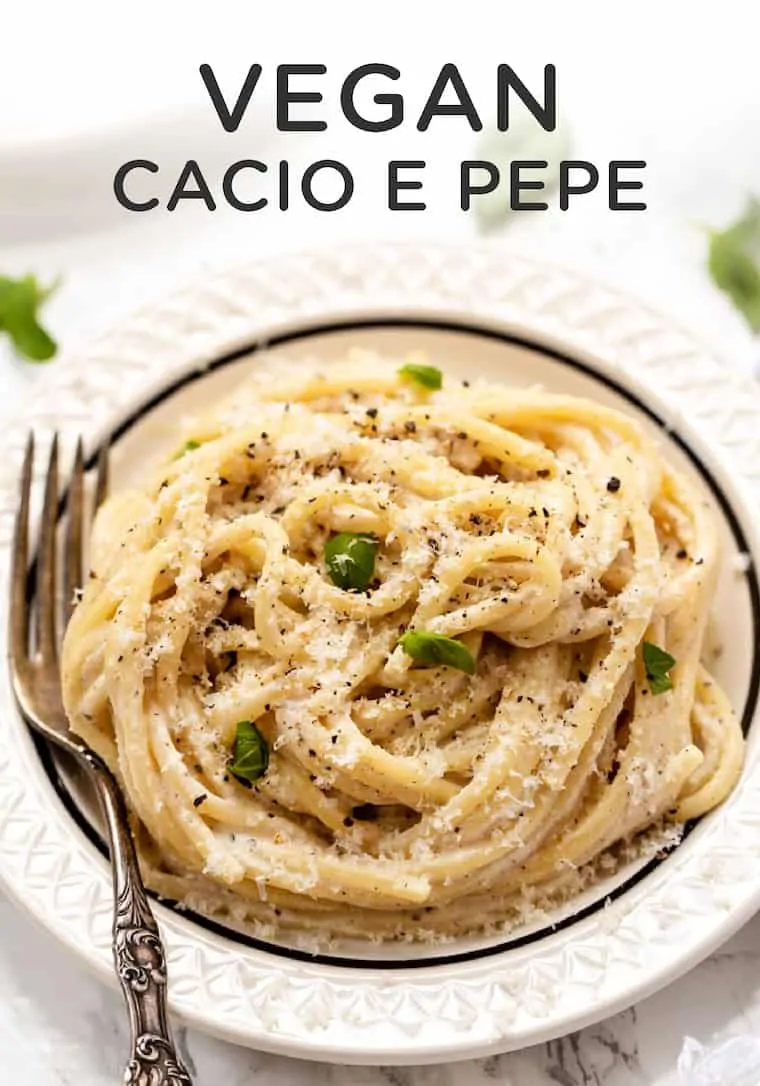 Healthy Cacio e Pepe Pasta