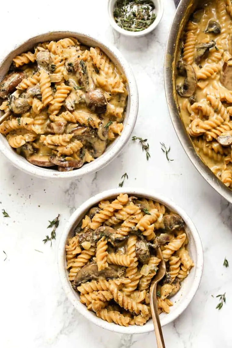 Healthy Mushroom Stroganoff