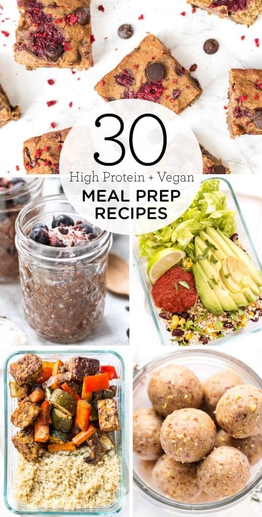 30 high protein vegan meal-prep recipes