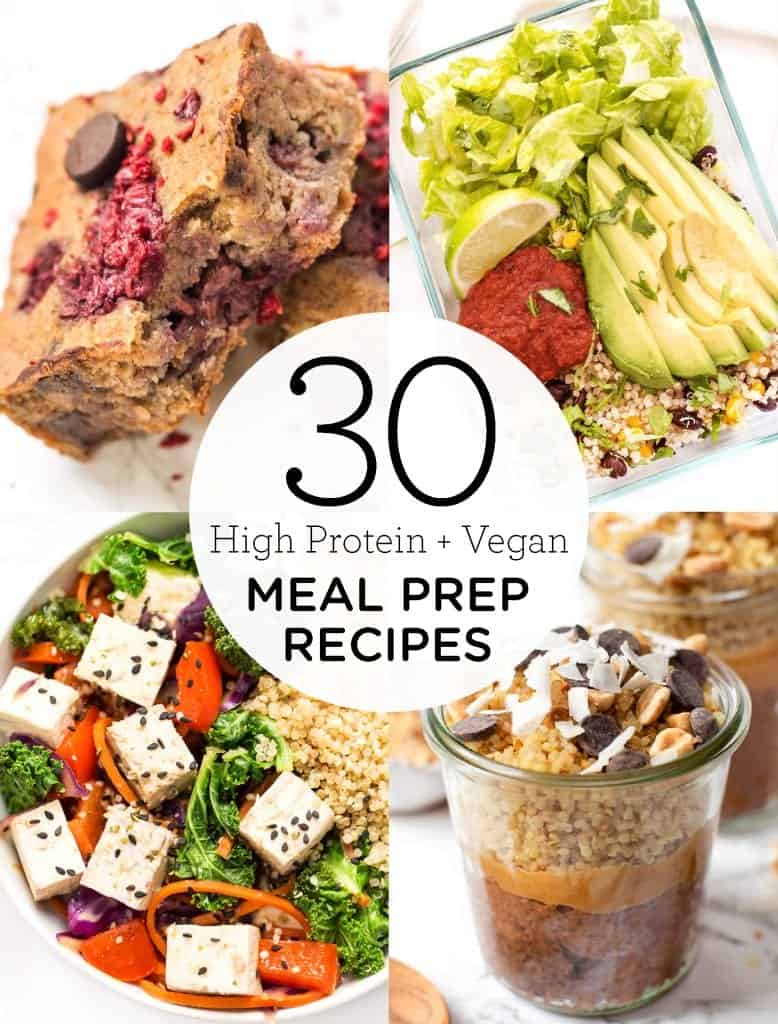 30 high protein vegan meal-prep recipes