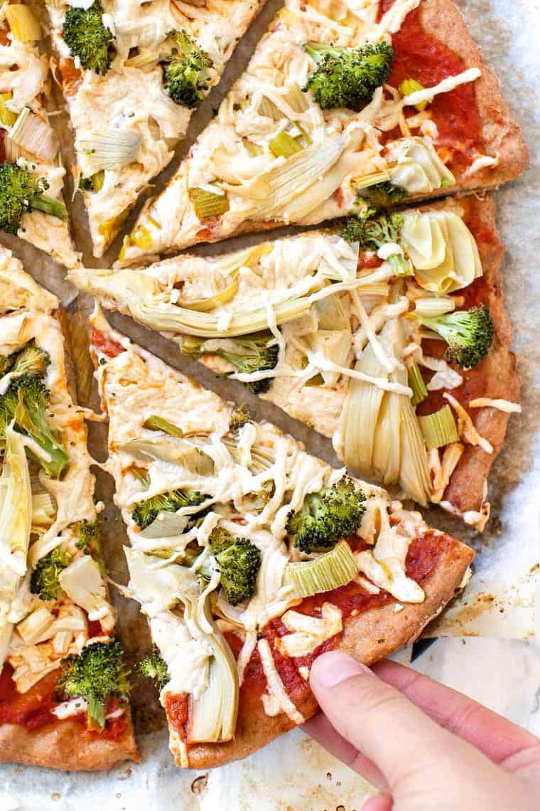 5 Ingredient Quinoa Pizza Crust