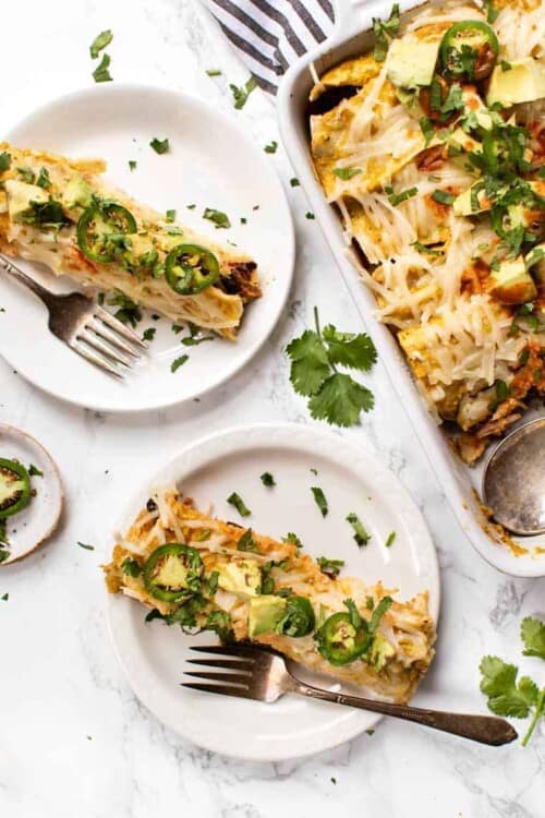 Jackfruit Enchiladas Verdes Recipe Vegan & GF Simply Quinoa
