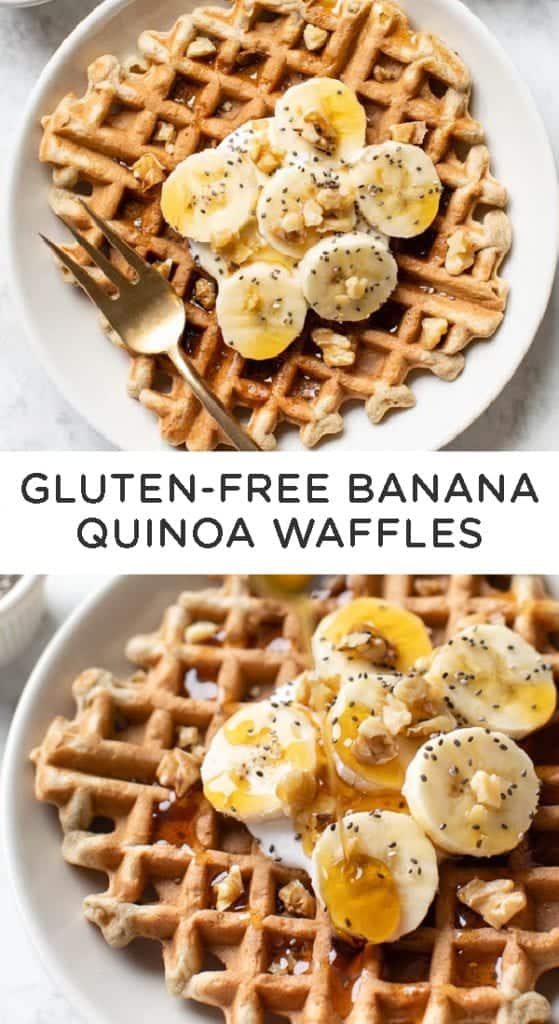 Gluten-Free Banana Quinoa Waffles