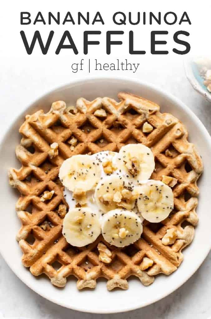 Gluten-Free Banana Quinoa Waffles