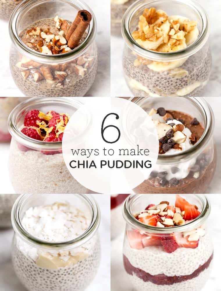 6 ways to make chia pudding