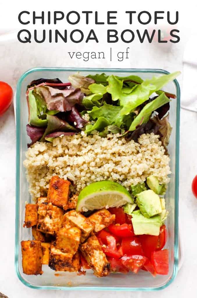 Chipotle Tofu e Quinoa Ciotole