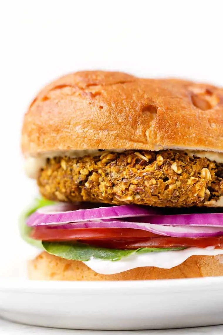 Curried Chickpea & Carrot Burgers