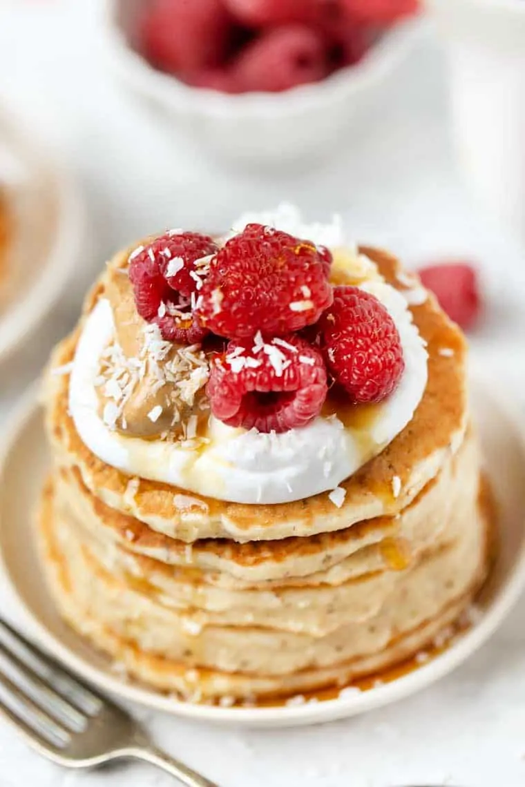 Coconut Quinoa Pancakes