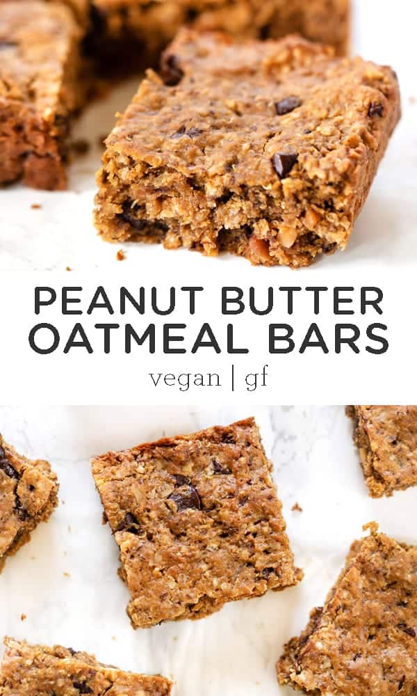 Peanut Butter Oatmeal Bars