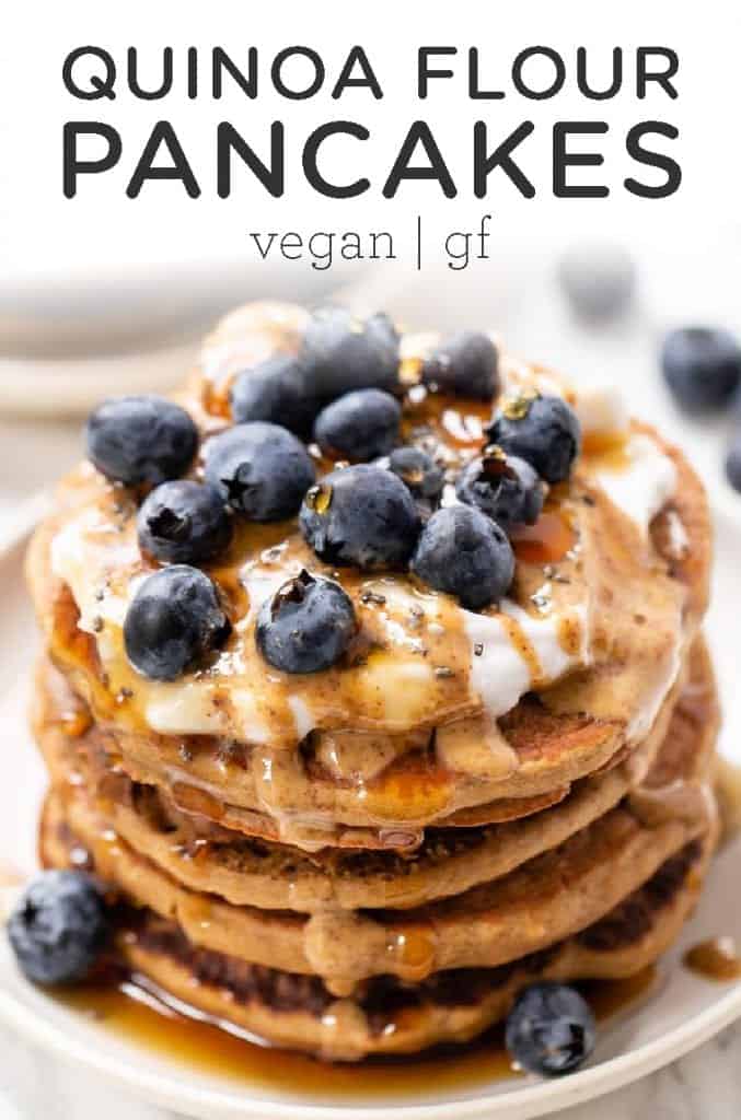 Fluffy Quinoa Flour Pancakes