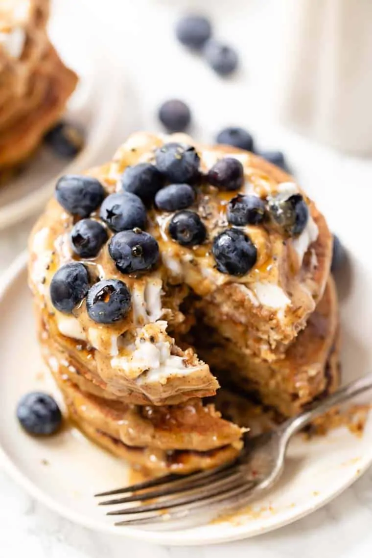 Fluffy Gluten-Free Vegan Pancakes