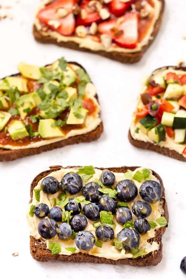 Easy Hummus Toast Recipes