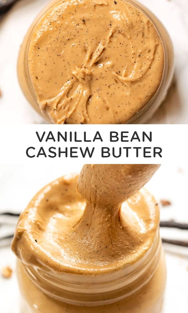 Vanilla Cashew Butter at Home