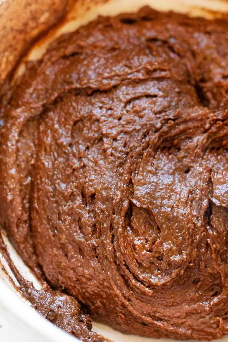 Almond butter brownie batter